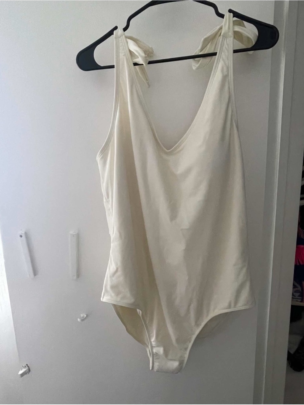 Summersalt Women's Cream Tie-Shoulder Swimsuit